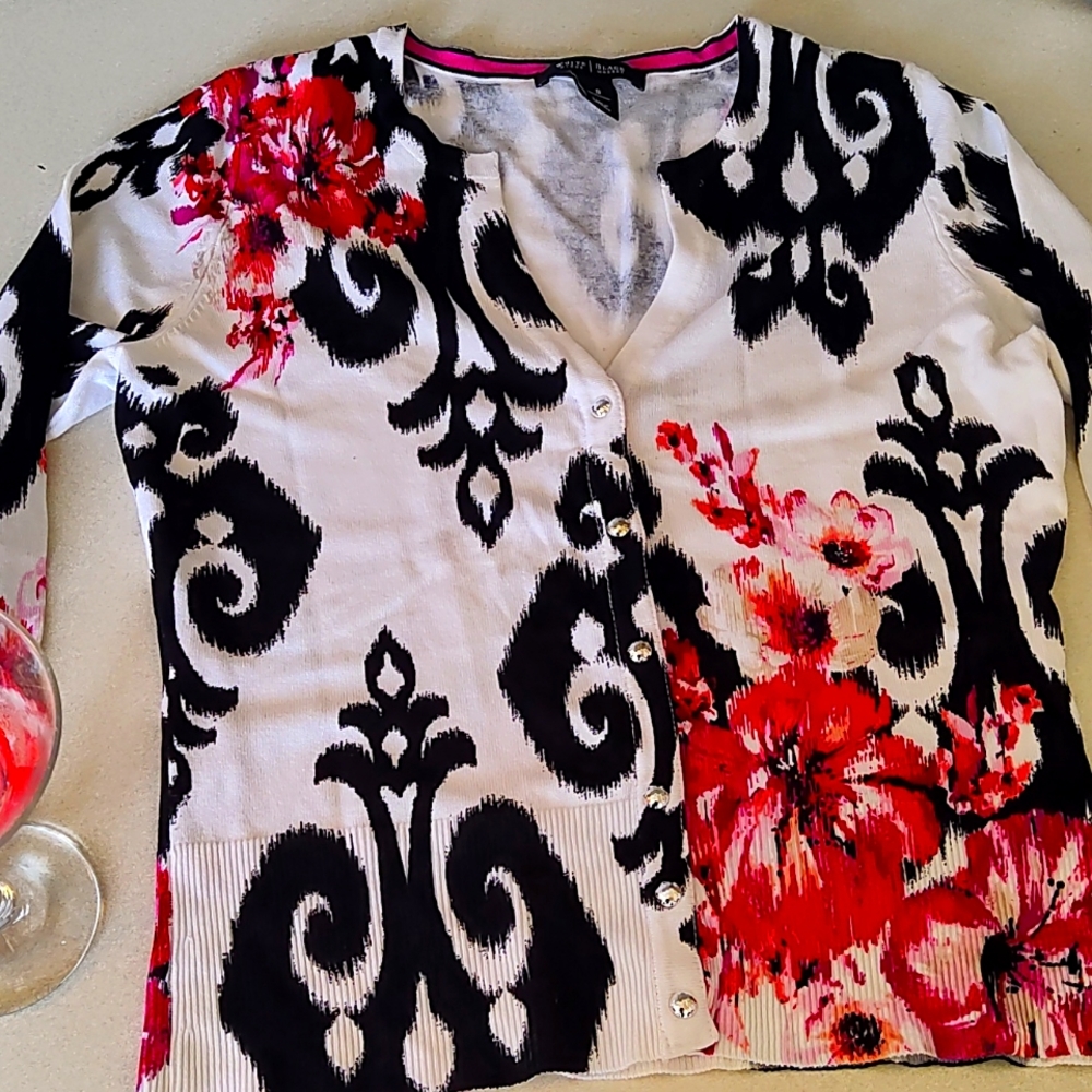 White house black market snapped cardigan.